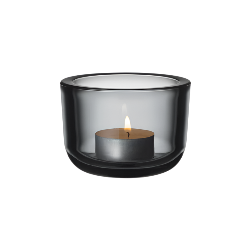 Cotto Wohnen iittala Valkea Windlicht  grau