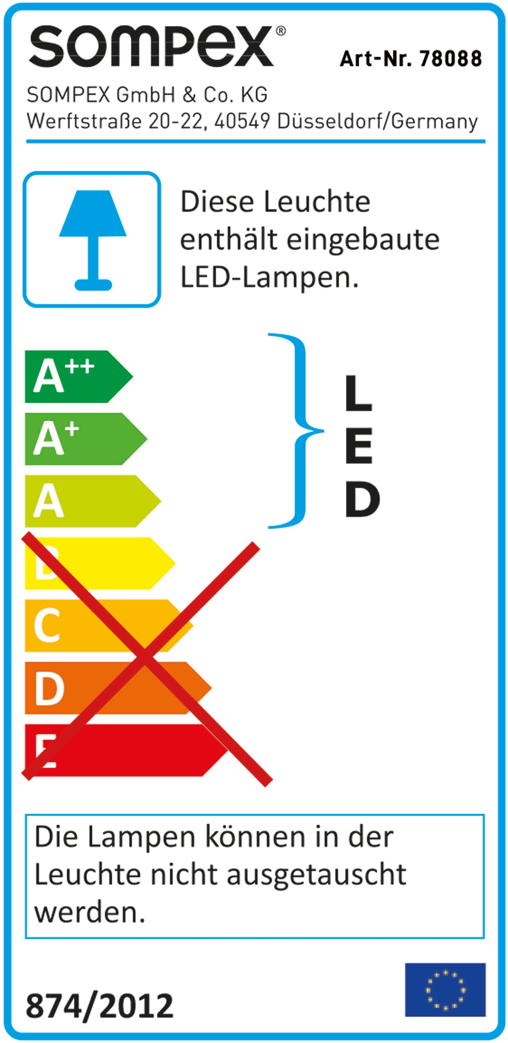 Sompex LED Indoor Tischleuchte Svamp das OriginalI Energieeffizienz