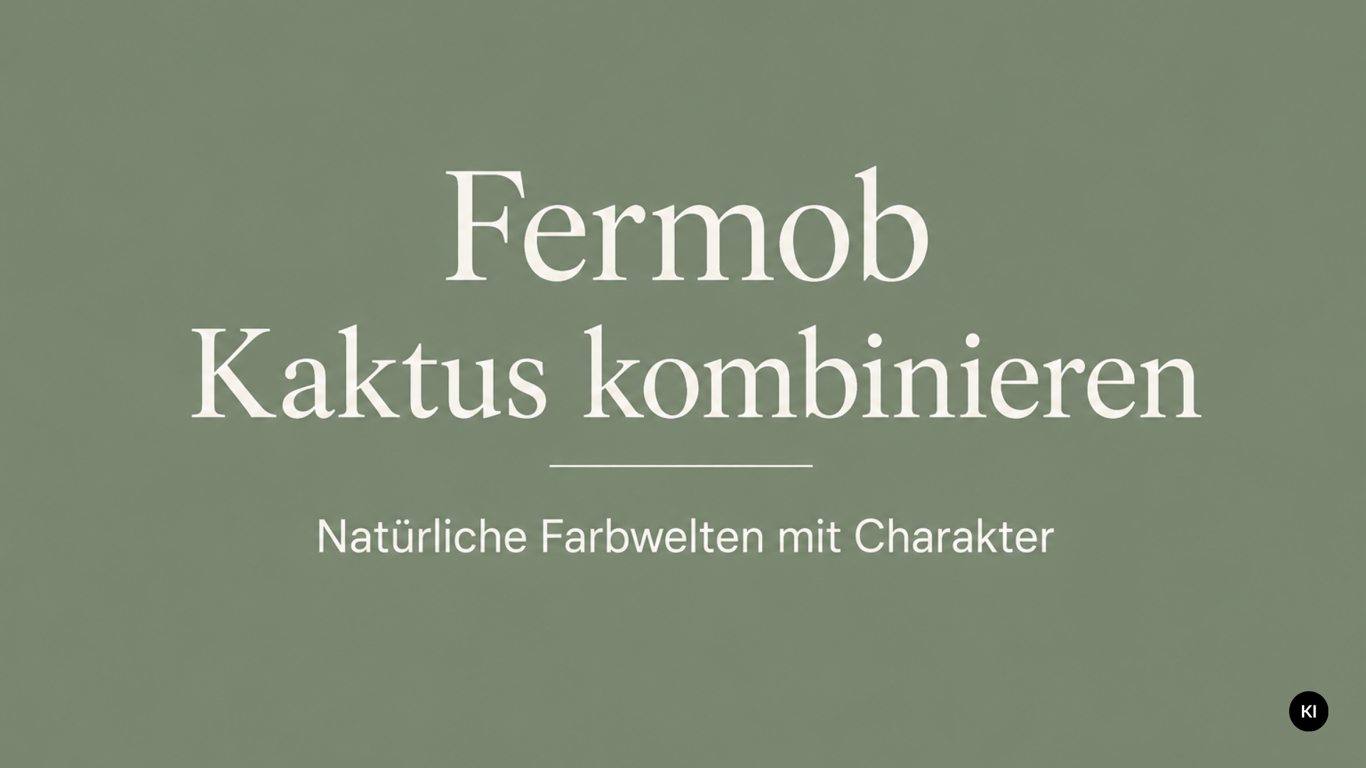 Fermob Kaktus kombinieren – Natürliche Farbwelten für Garten, Terrasse und Balkon