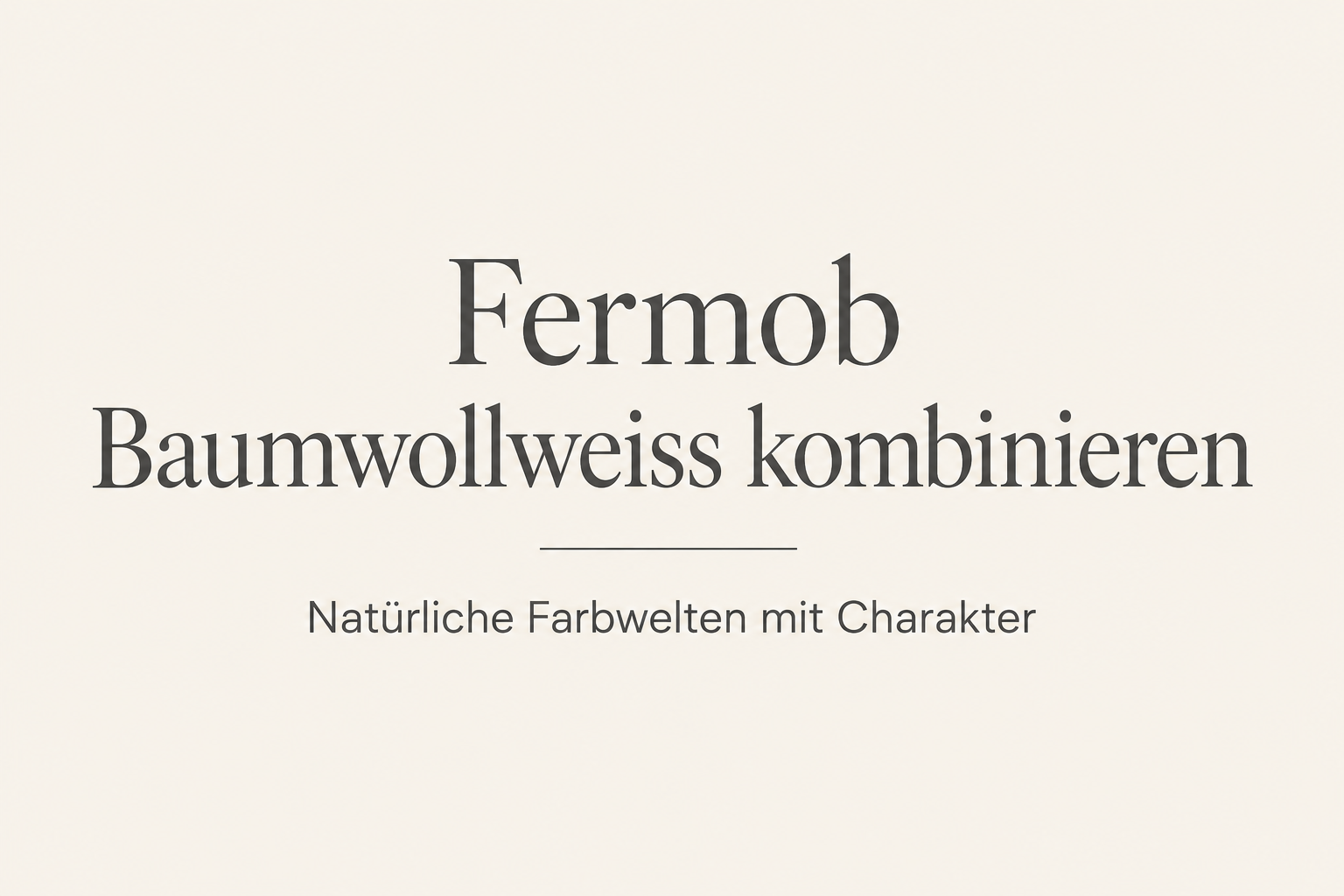Fermob Baumwollweiß kombinieren – Die schönsten Farbwelten für Garten, Terrasse und Balkon