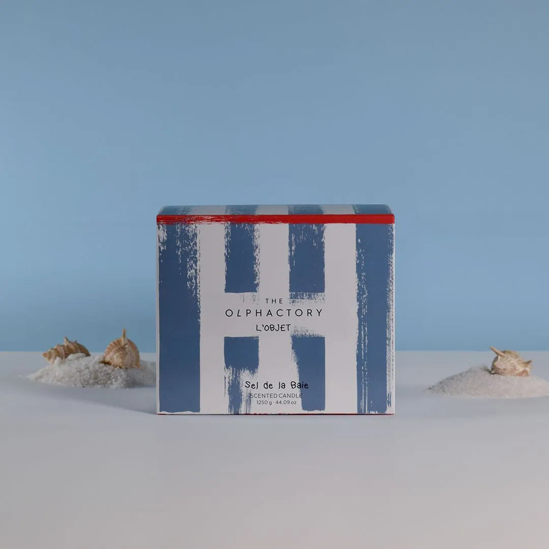 Duftkerze "Sel de la Baie" Stripes - 1250g