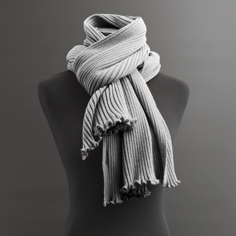 Wollschal "Plissee“ 65x180 cm