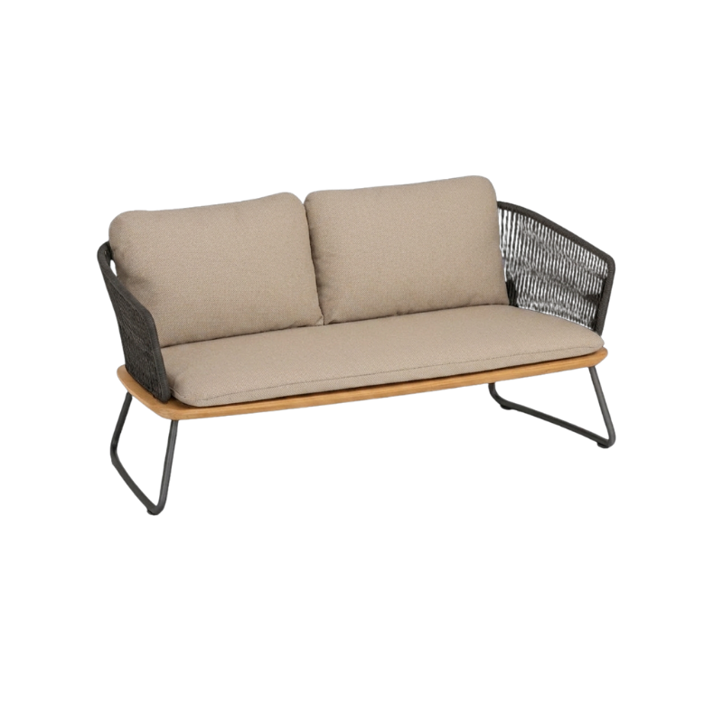 2 Sitzer Sofa "Denia" mit Rücken & Sitzpolster