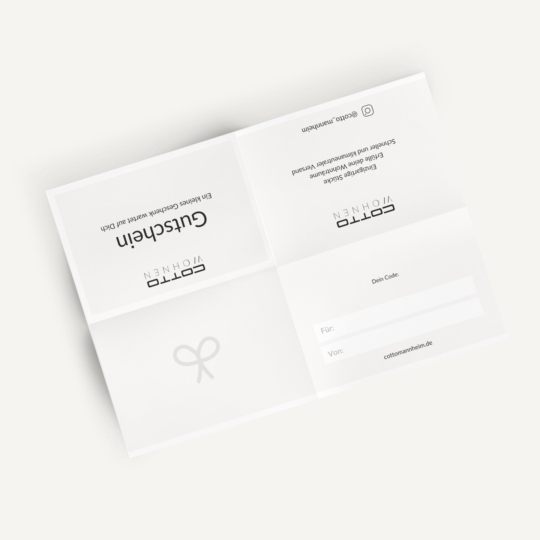 Gutschein zum Ausdrucken oder versenden