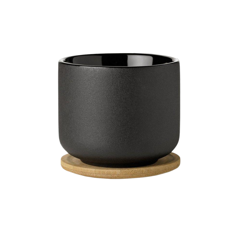 Becher "Theo" - Schwarz