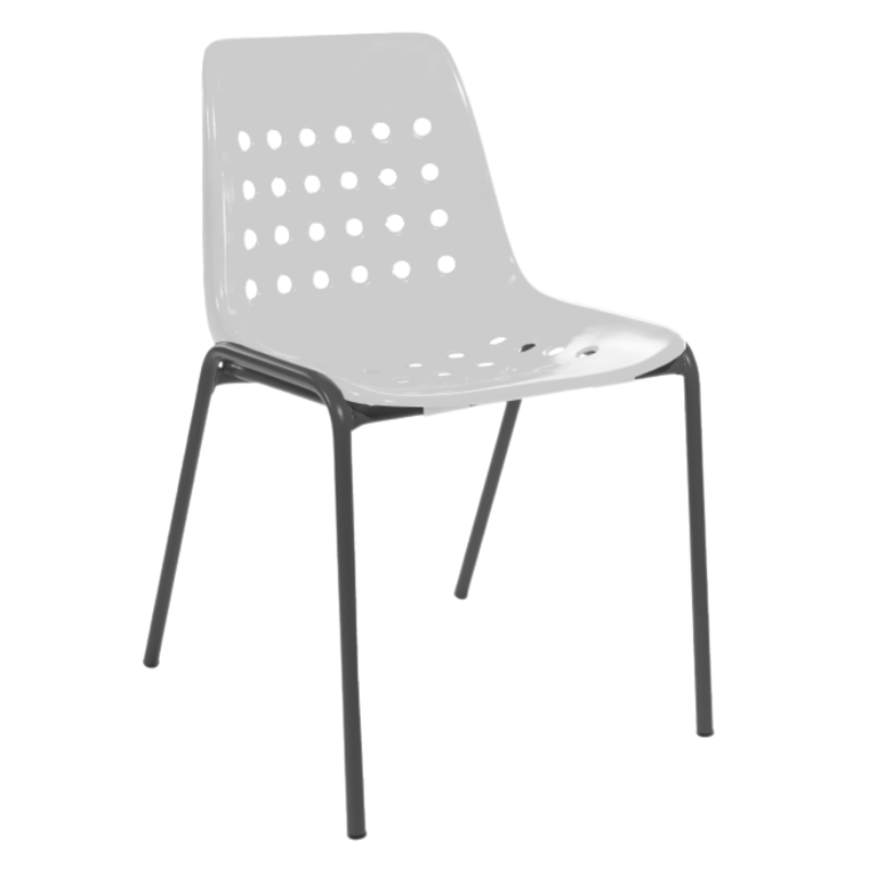 Schalen-Stuhl ohne Armlehne "Bermuda"