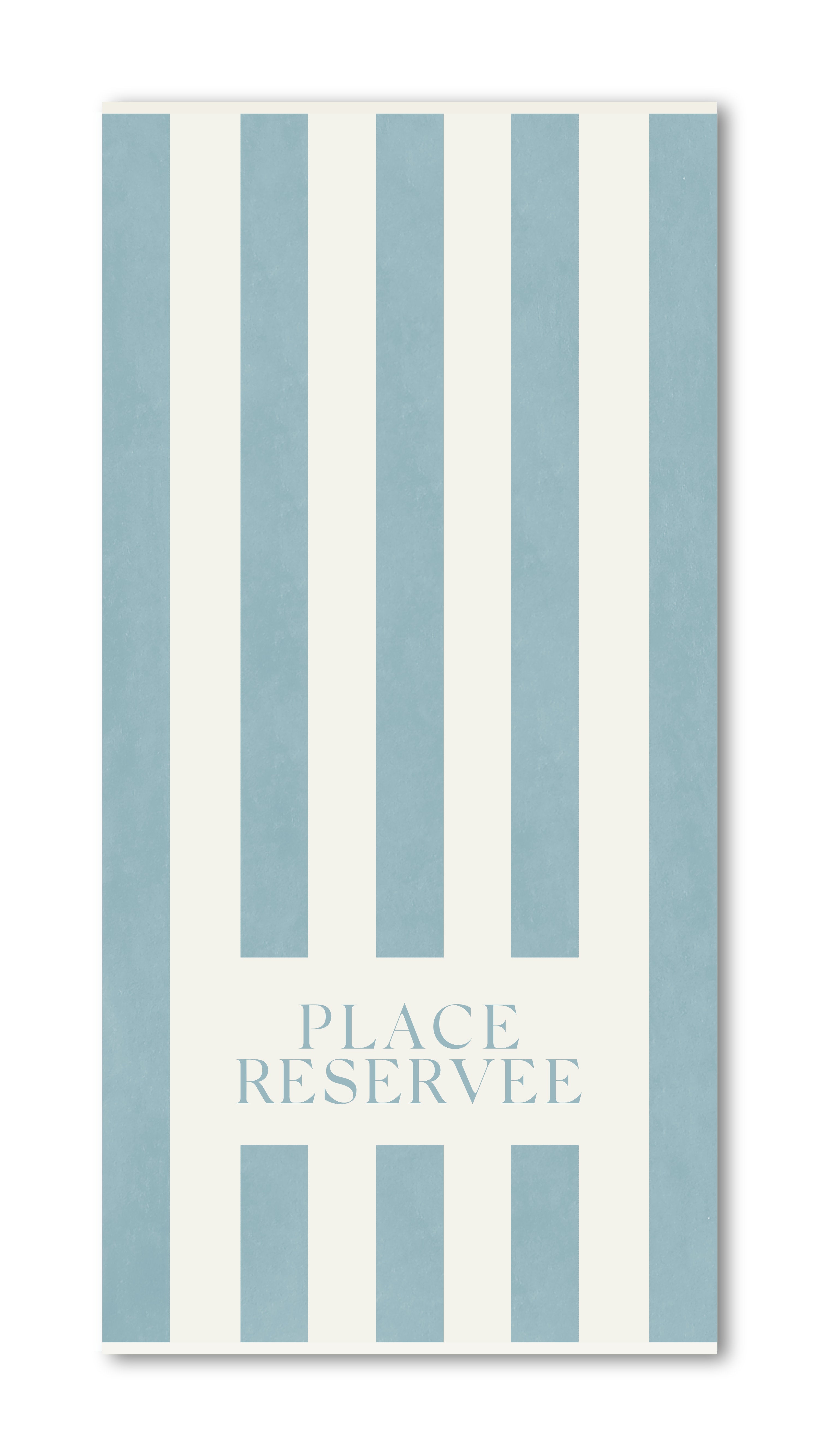Strandhandtuch "PLACE RESERVEE" - 100x200cm