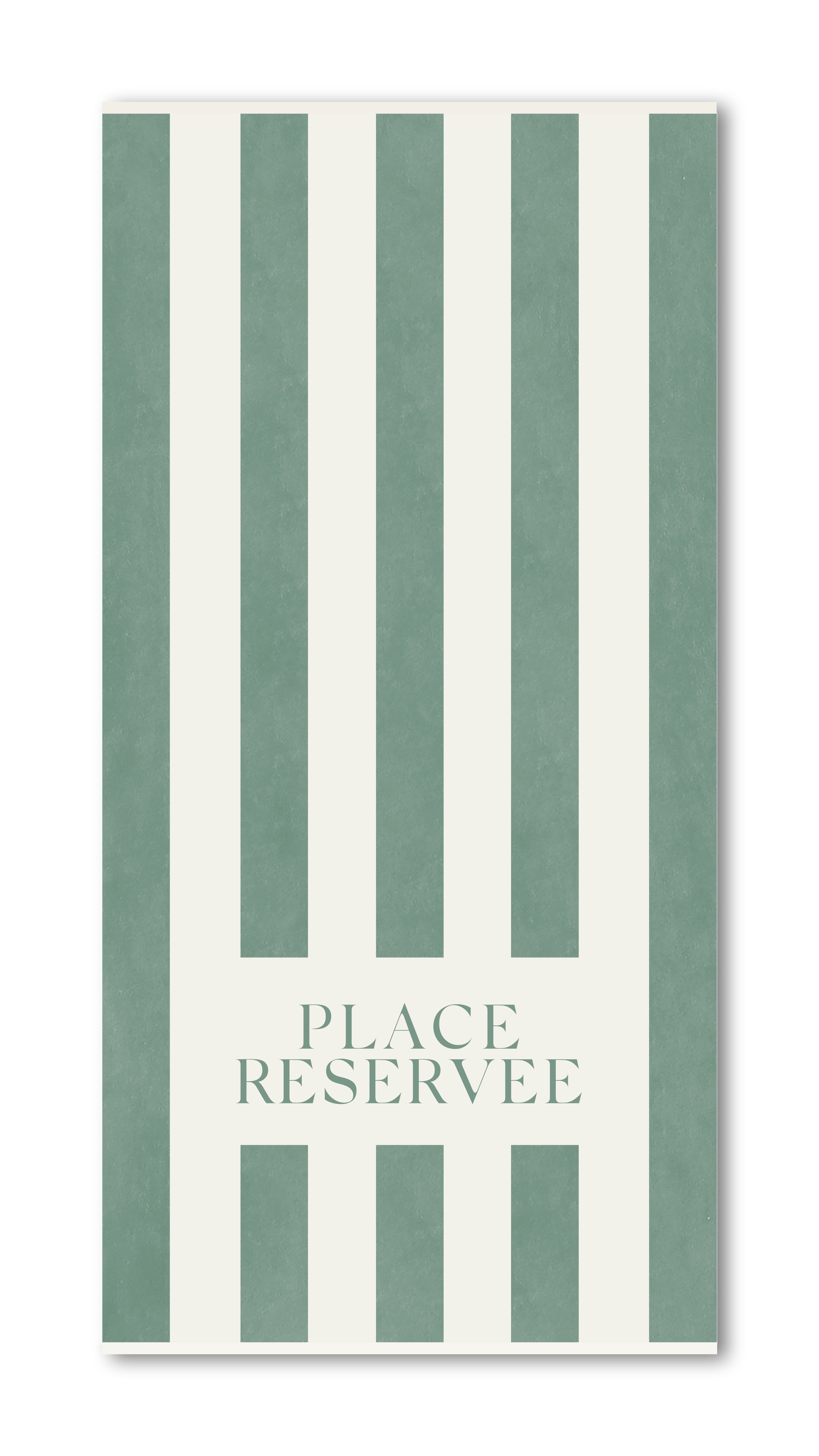 Strandhandtuch "PLACE RESERVEE" - 100x200cm