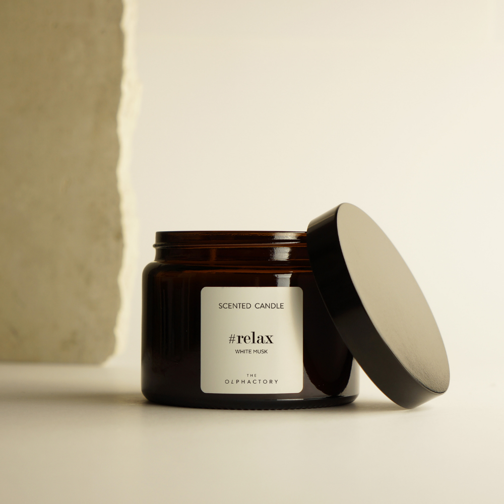 Duftkerze "#RELAX" - White Musk