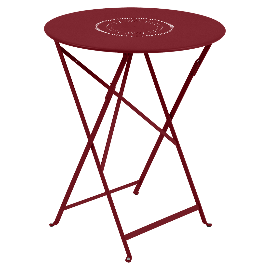 Metallklapptisch "Floreal" Ø 60cm