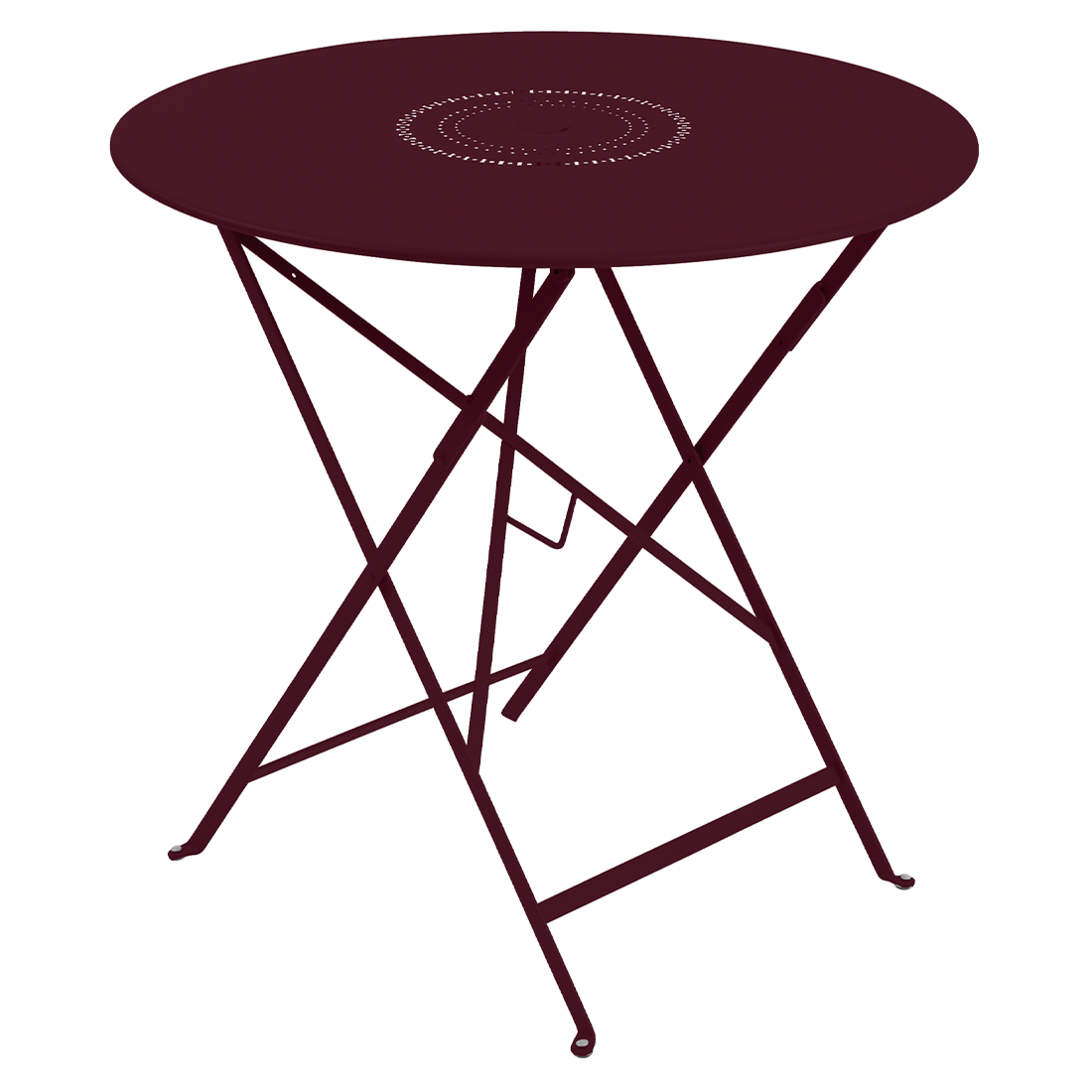 Metallklapptisch "Floreal" Ø 77cm