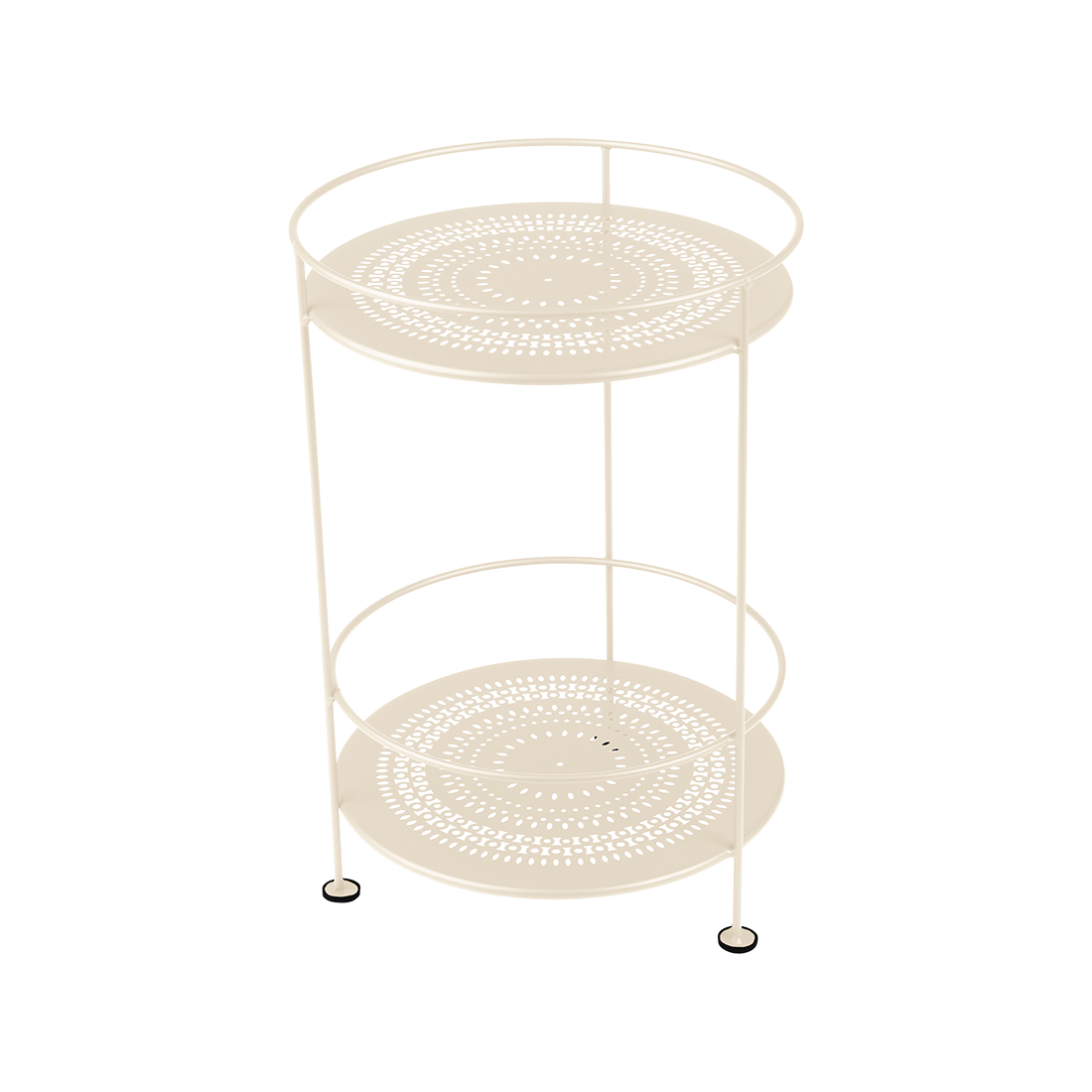 Kleiner Tisch "Guinguette" mit perforierter Platte