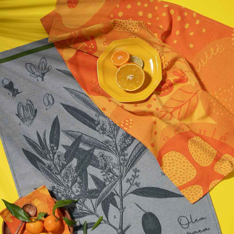 Geschirrtuch aus Baumwolle - Tricolore