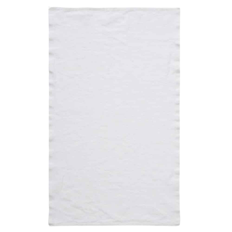 Geschirrtuch aus Leinen "Doudou" Uni White