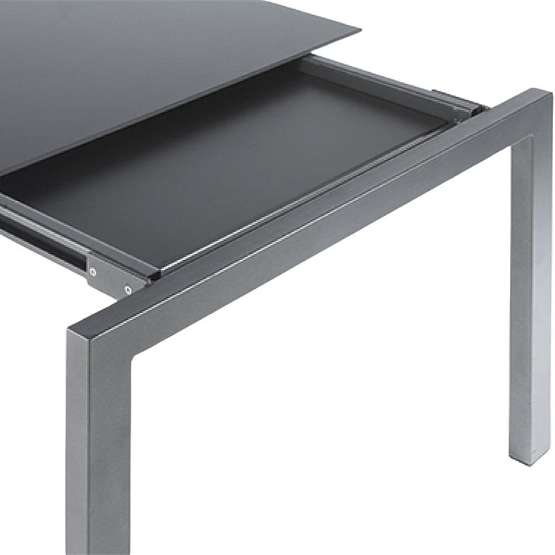 Glasfaser Tisch "Luzern" 220/280x100 - ausziehbar