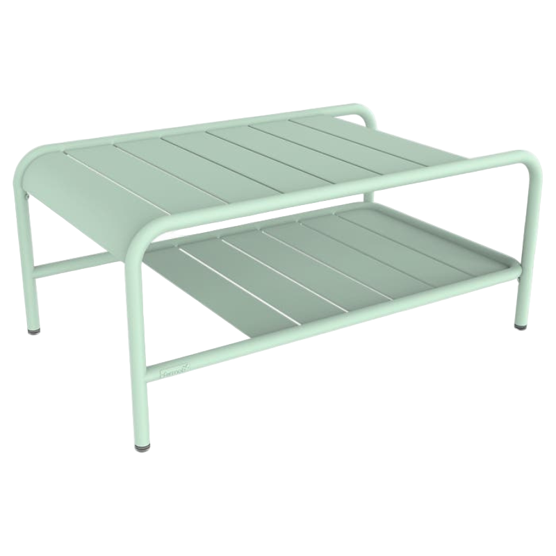 Luxembourg niedriger Tisch 90x55 Gletscherminze