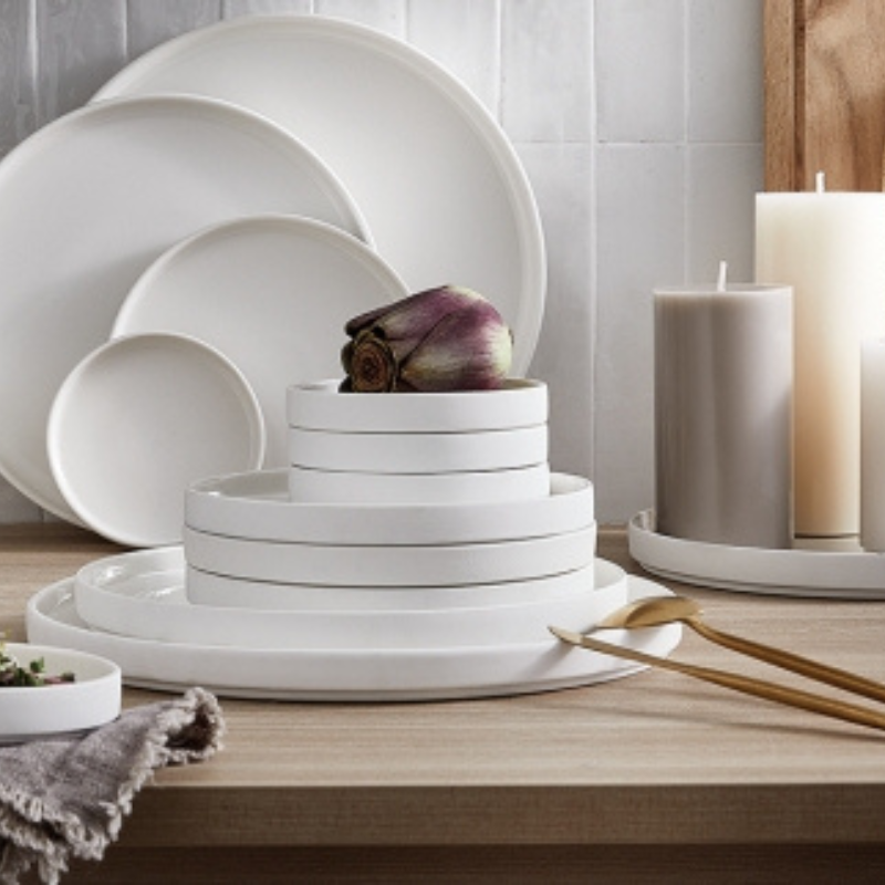 Kerzenteller "Henry" Elfenbein - ⌀32cm