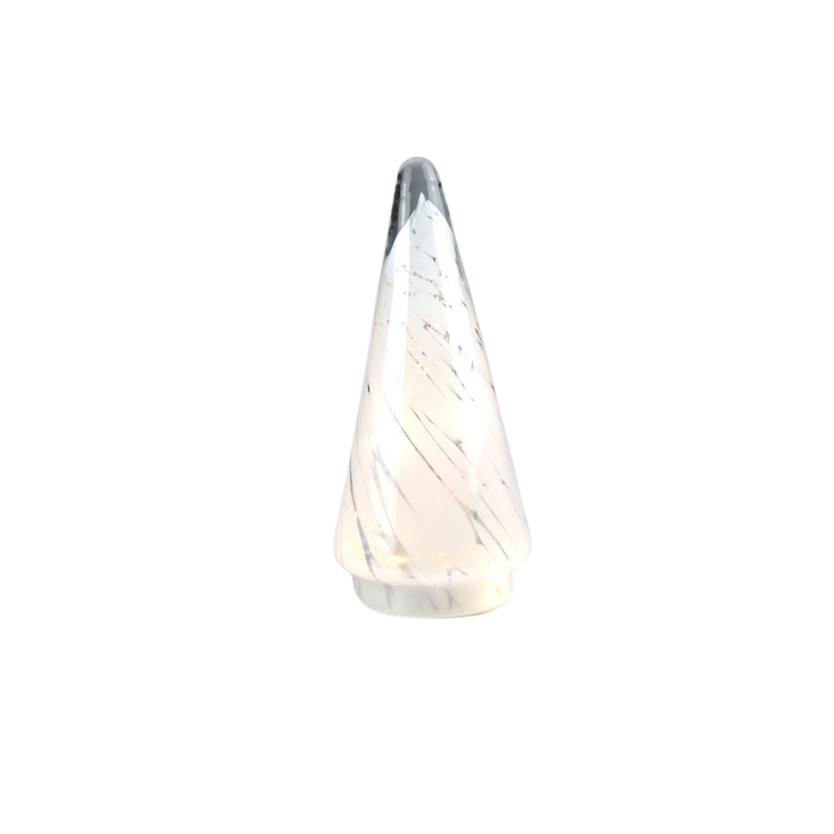 LED-Dekobaum aus Glas