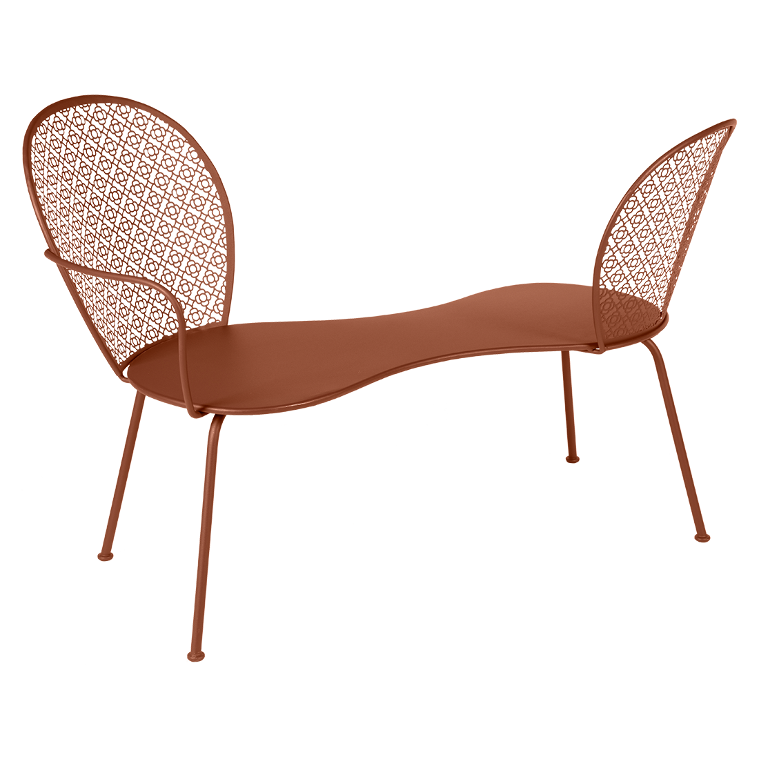 Gesprächsbank "Lorette" aus Metall