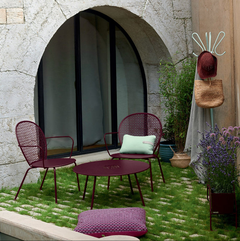 Niedriger Tisch "Lorette" Ø80cm