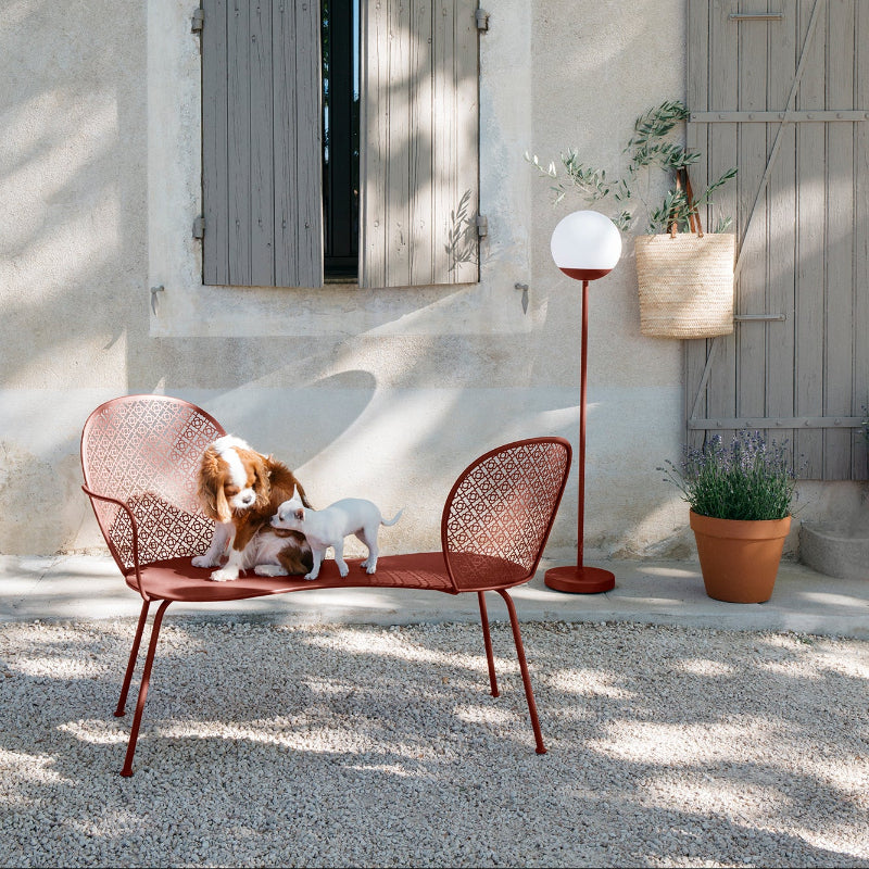 Gesprächsbank "Lorette" aus Metall