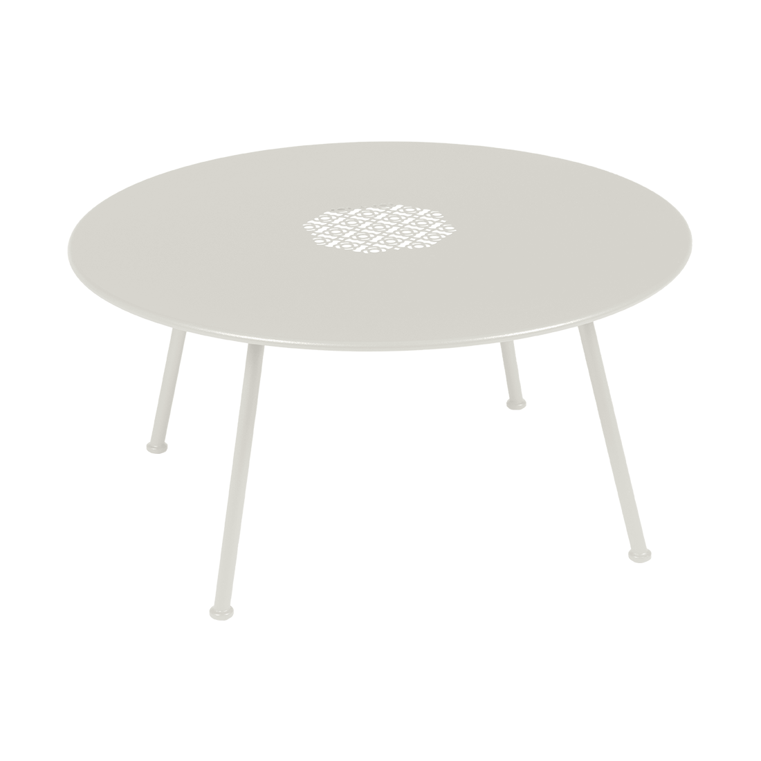 Niedriger Tisch "Lorette" Ø80cm