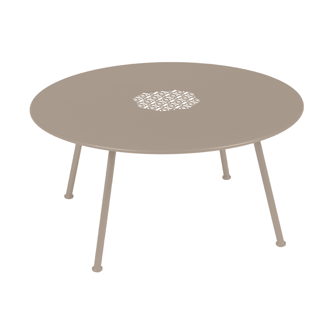 Niedriger Tisch "Lorette" Ø80cm