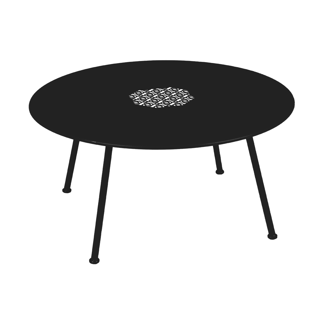 Niedriger Tisch "Lorette" Ø80cm