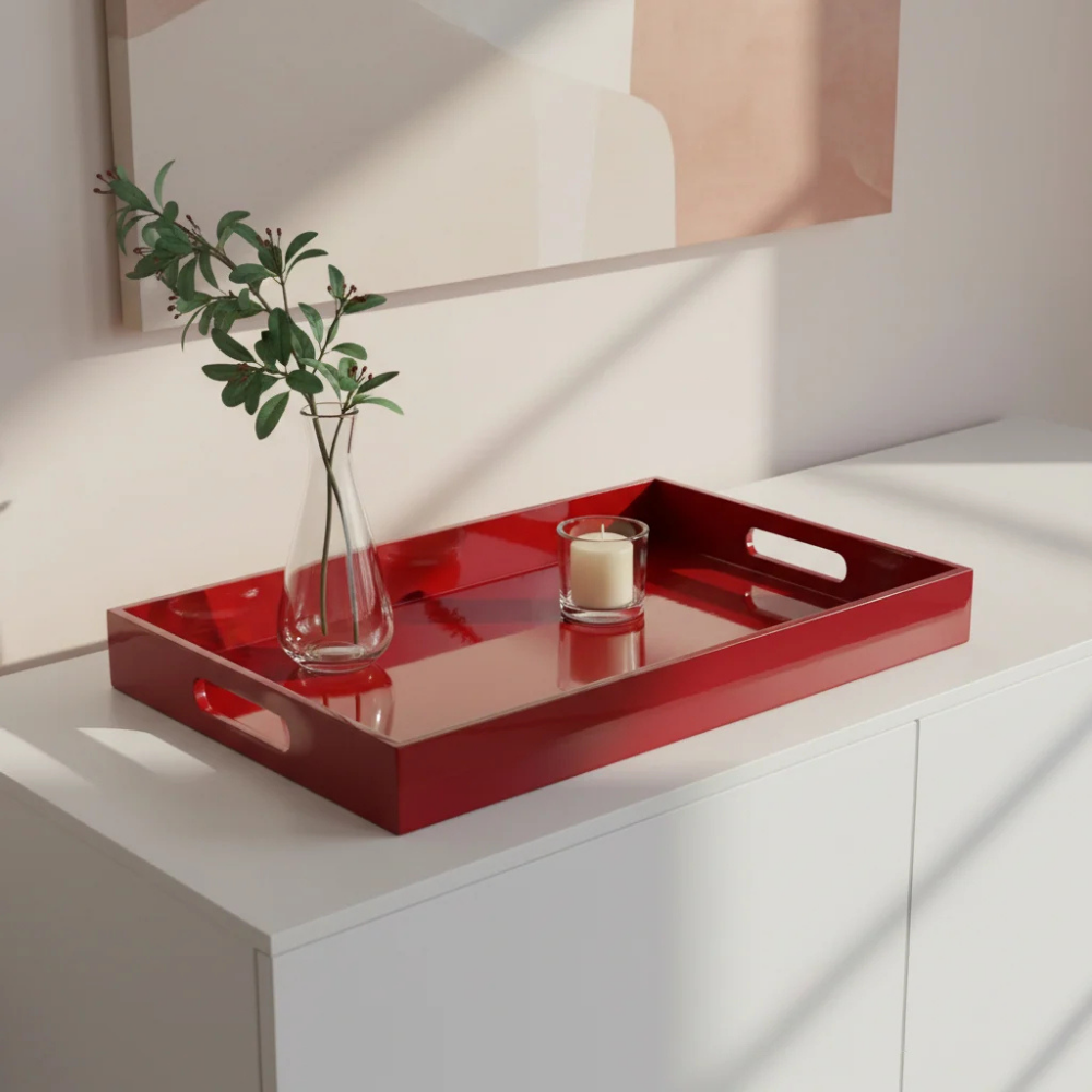 Lacquer-Tablett 40x30cm