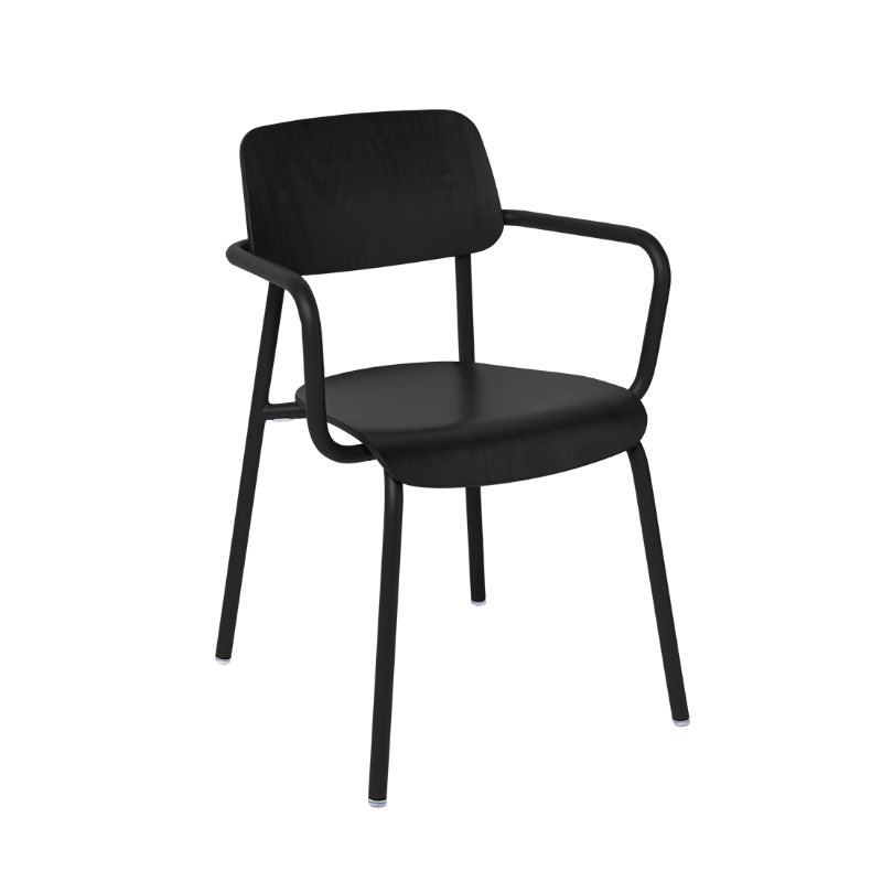 Lasierter Holz-Bridge "Studie" - Lakritze