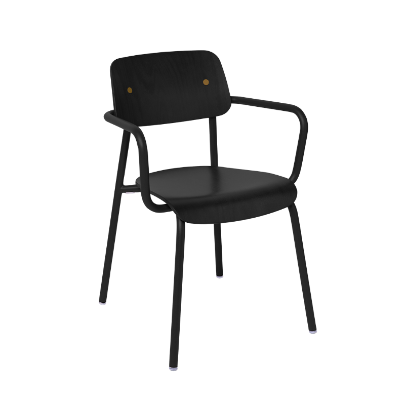 Lasierter Holz-Bridge "Studie" - Lakritze/Lebkuchen