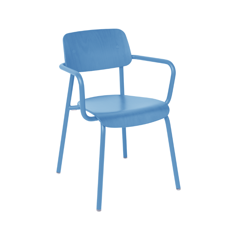 Lasierter Holz-Bridge "Studie" - Maya Blau