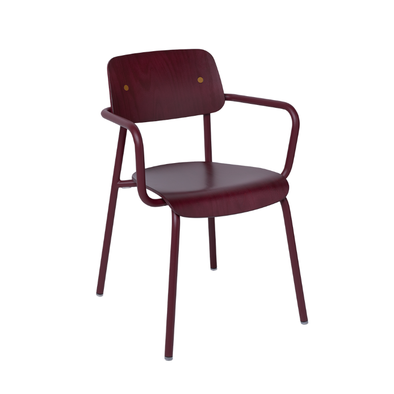 Lasierter Holz-Bridge "Studie" - Schwarzkirsche/Lebkuchen