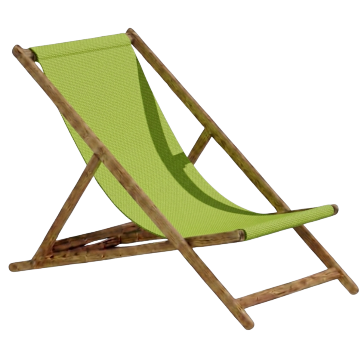Liegestuhl "Cabin Basic" aus Teak-Holz - 2er Set