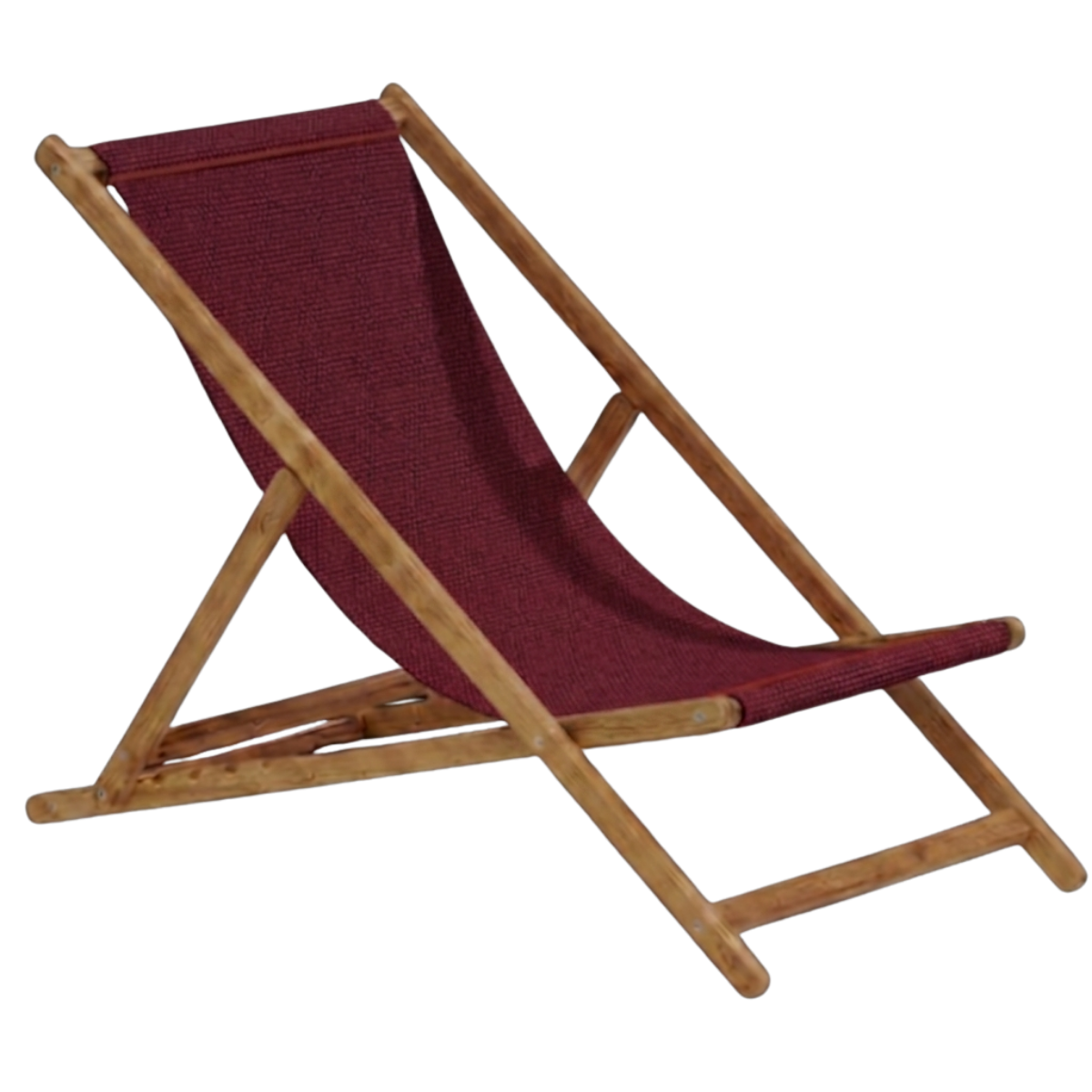Liegestuhl "Cabin Basic" aus Teak-Holz - 2er Set