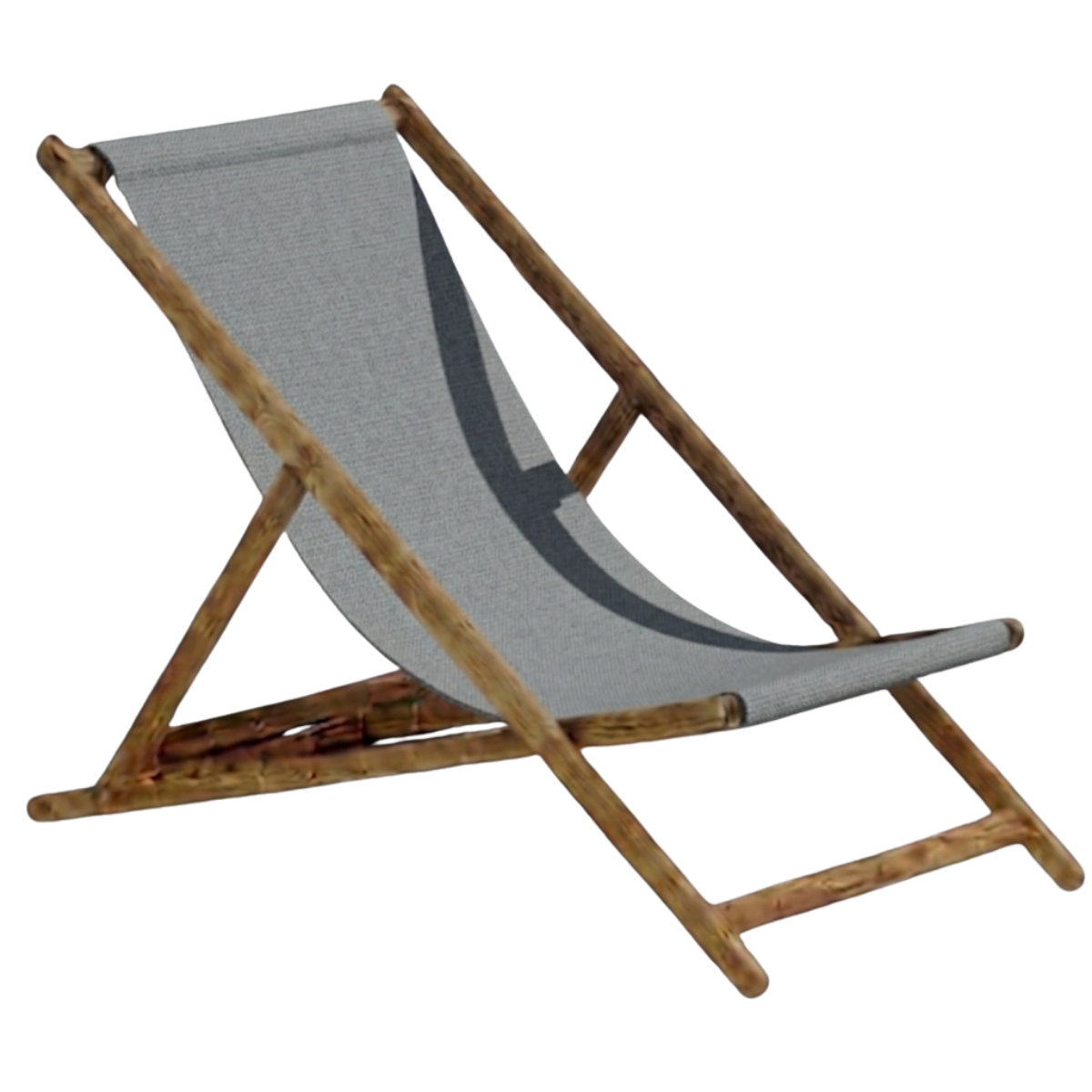 Liegestuhl "Cabin Basic" aus Teak-Holz - 2er Set