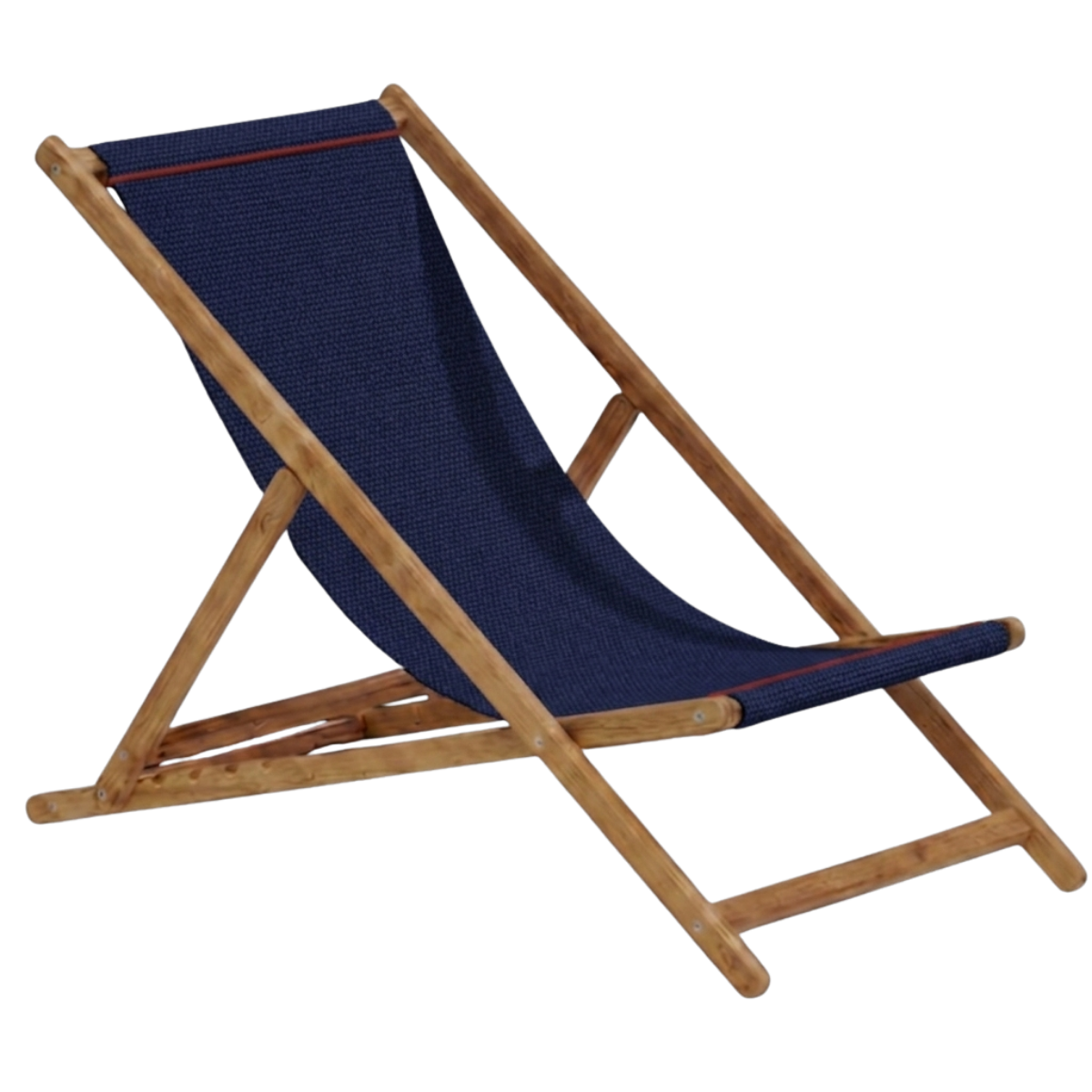 Liegestuhl "Cabin Basic" aus Teak-Holz - 2er Set
