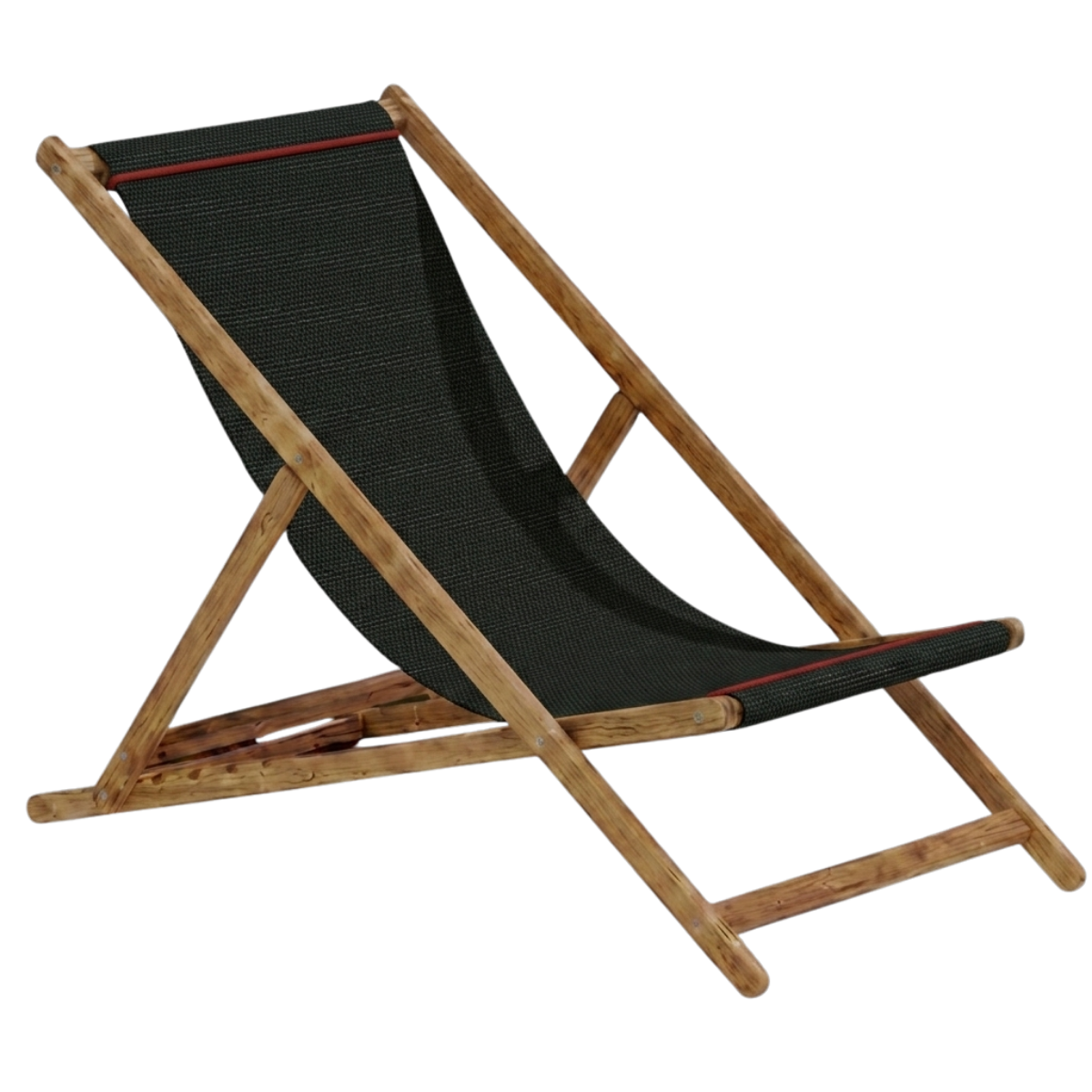 Liegestuhl "Cabin Basic" aus Teak-Holz - 2er Set