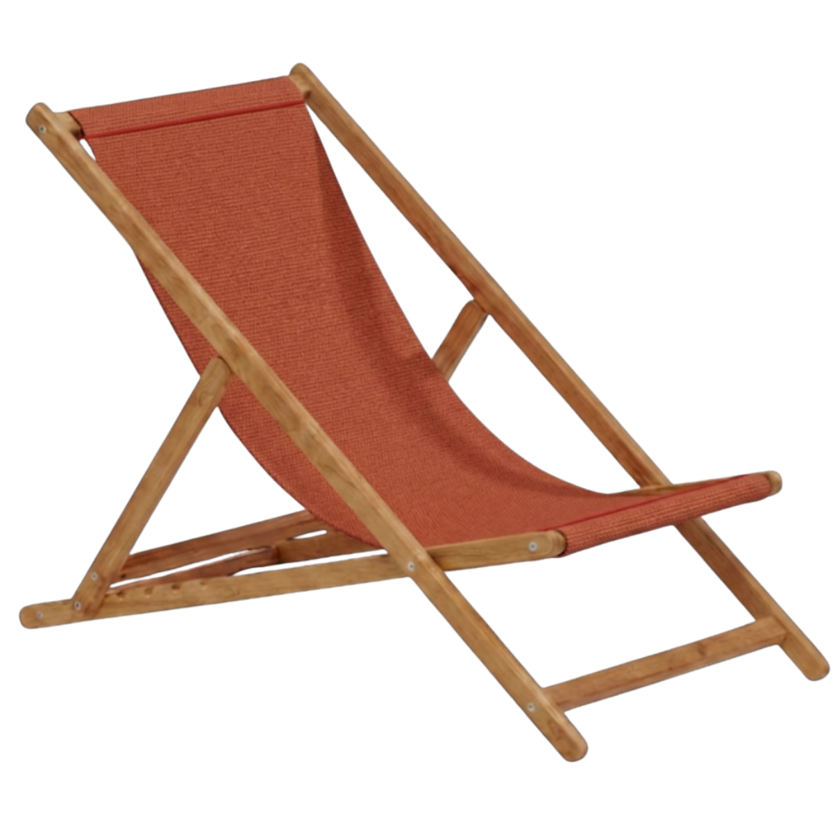 Liegestuhl "Cabin Basic" aus Teak-Holz - 2er Set