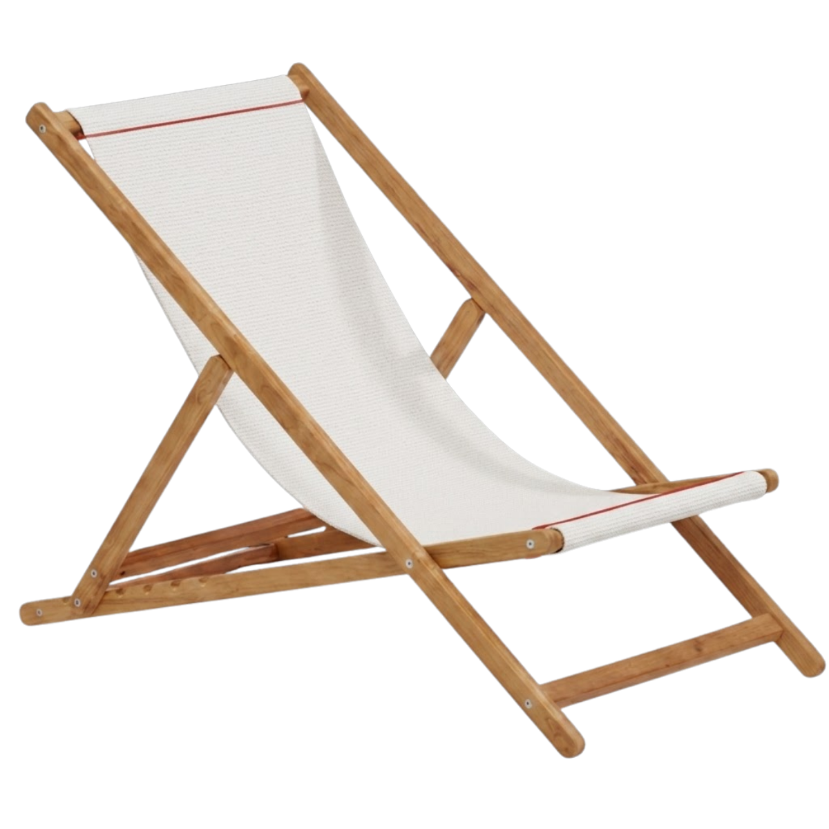 Liegestuhl "Cabin Basic" aus Teak-Holz - 2er Set