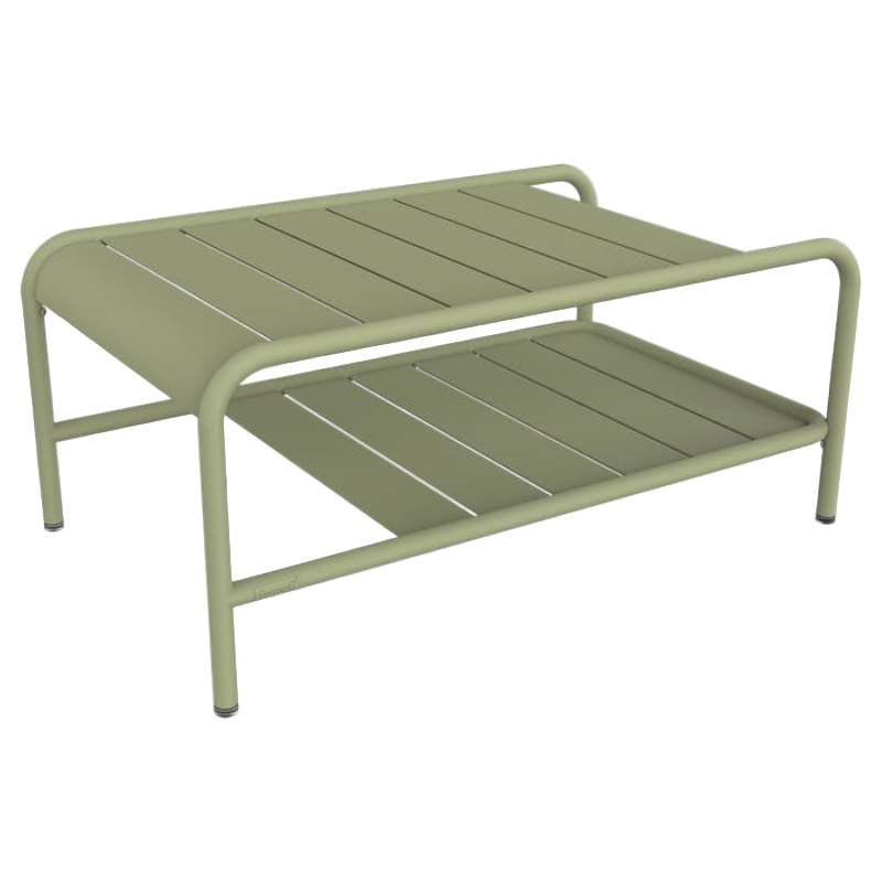 Luxembourg niedriger Tisch 90x55 Lindgrün