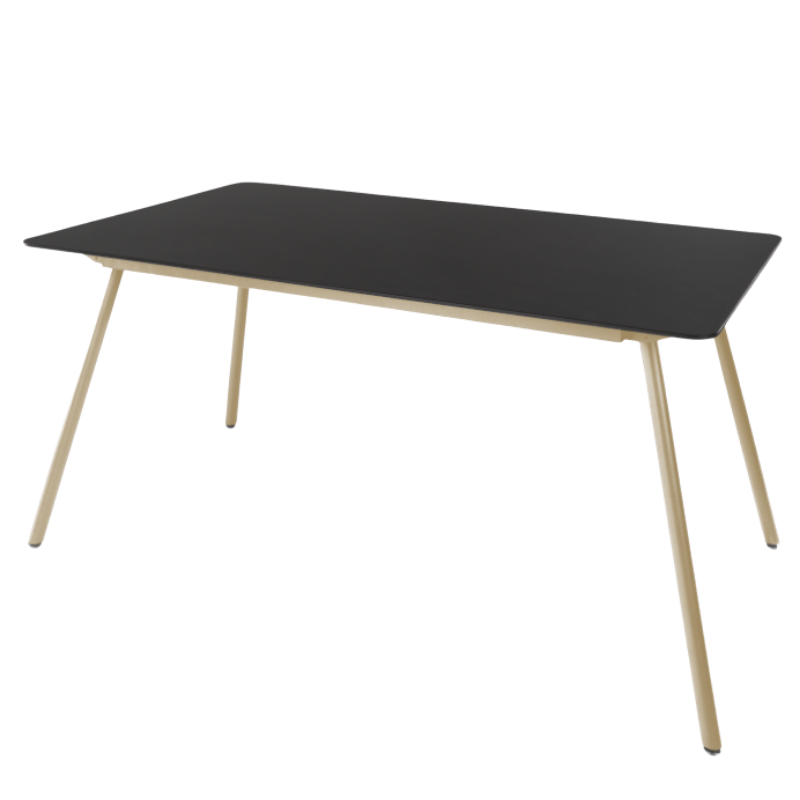 Glasfaser Tisch "Locarno" 160x90 - gerundete Ecken