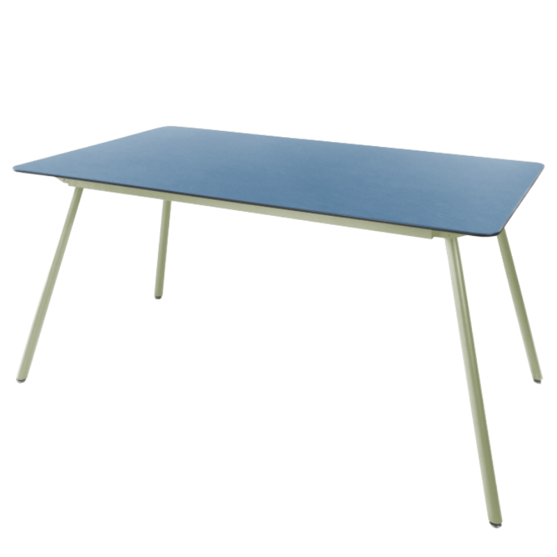 Glasfaser Tisch "Locarno" 160x90 - gerundete Ecken