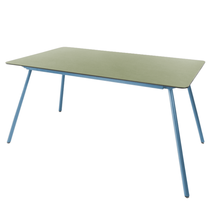 Glasfaser Tisch "Locarno" 160x90 - gerundete Ecken