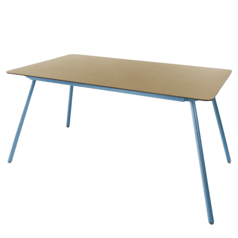 Glasfaser Tisch "Locarno" 160x90 - gerundete Ecken