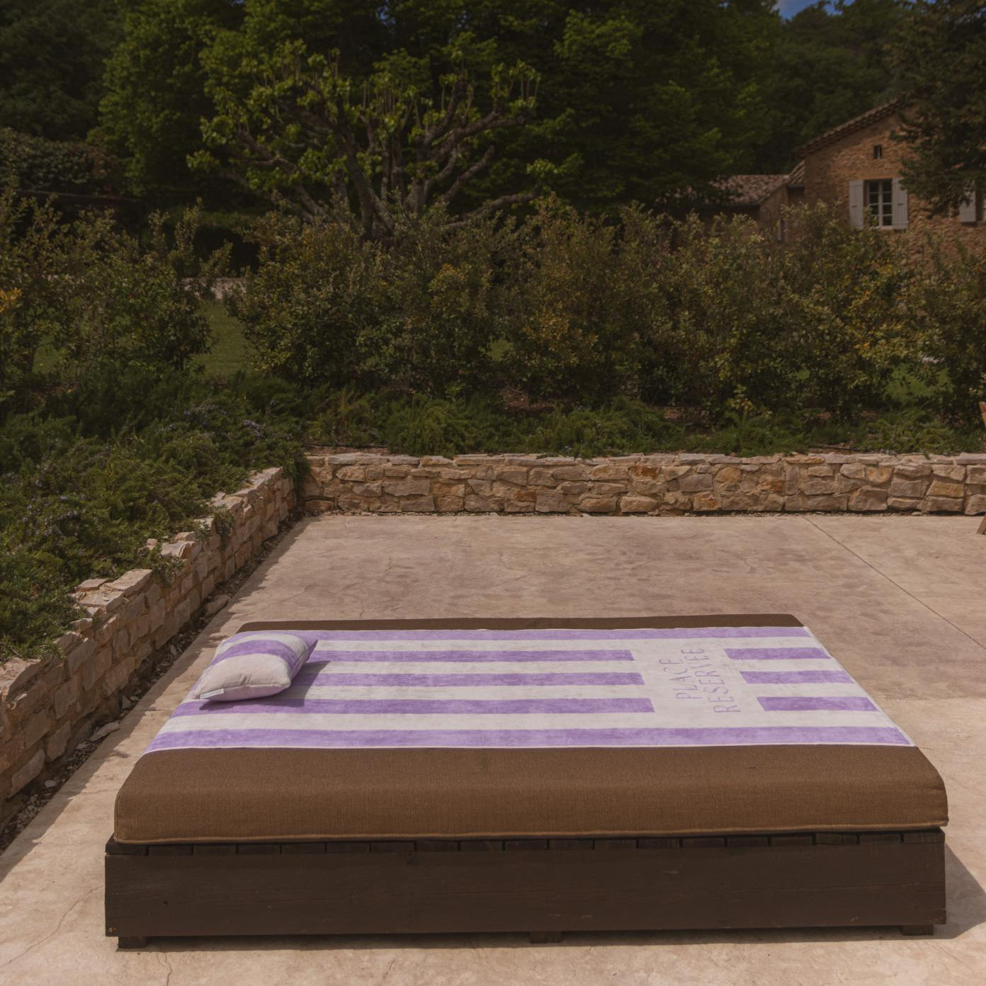 Strandhandtuch "PLACE RESERVEE" - 100x200cm