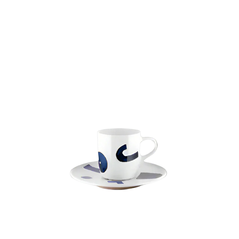 Mokkatasse und Untertasse "Itsumo Yunoki ware"
