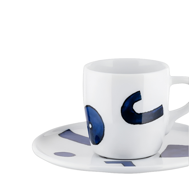 Mokkatasse und Untertasse "Itsumo Yunoki ware"
