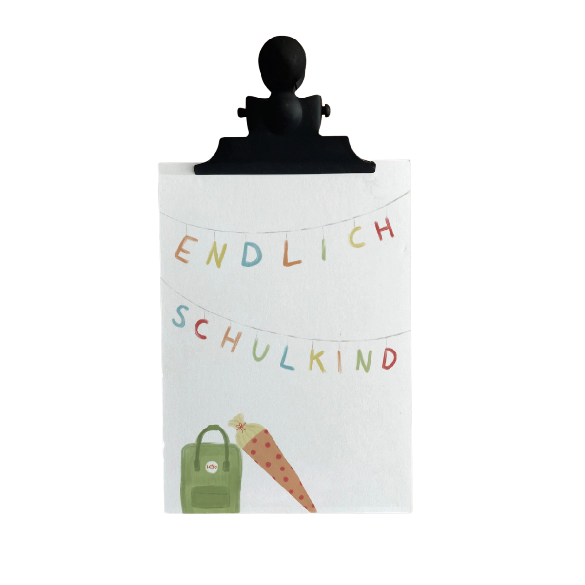 Karte „Endlich Schulkind“ – Ein liebevoller Gruß zum Schulanfang