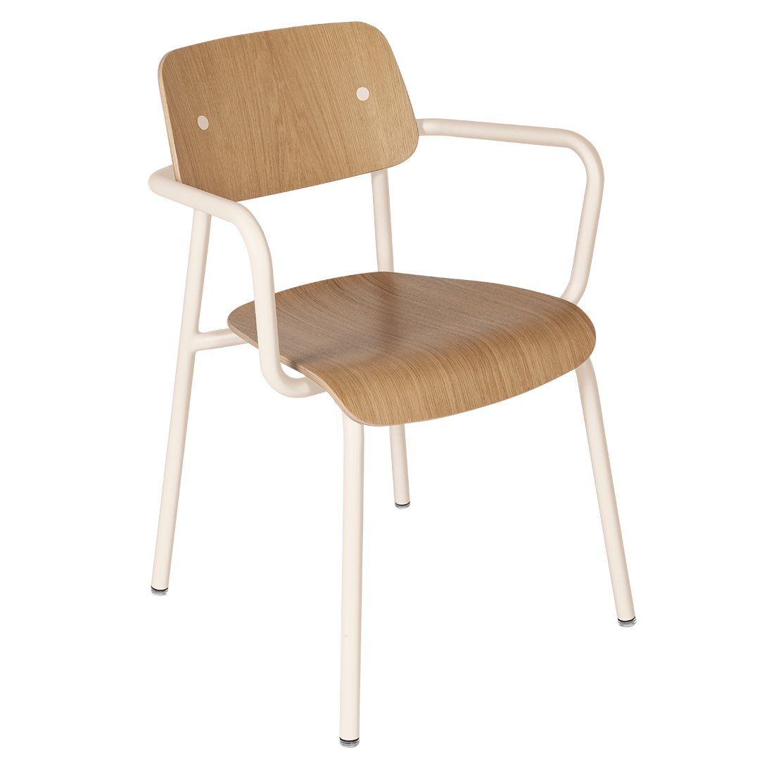 Sessel "Studie" mit Eichenholz